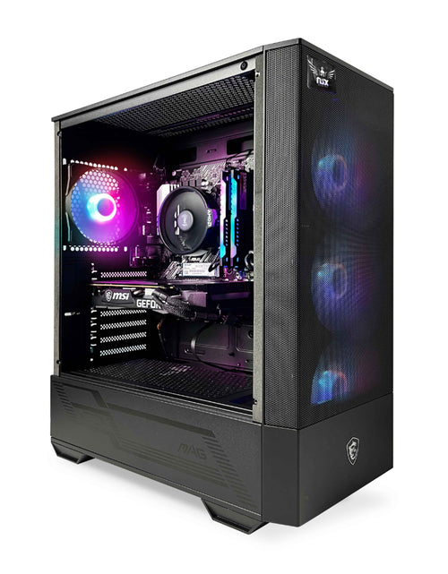 Load image into Gallery viewer, PC| AMD Ryzen 5 5500 3.6 Ghz| GTX 1650 D6 Ventus XS| 512Gb M2 Nvm3| Rgb Ram Memory 16G DDR4 3600| 650W 80PLUS Bronze PSU| Windows 11 Home
