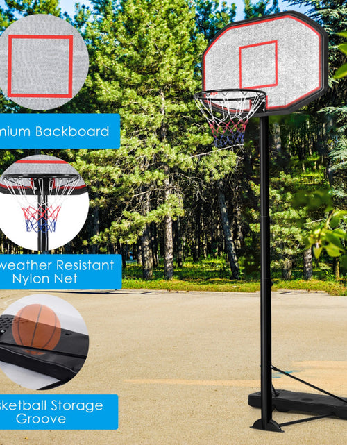 Load image into Gallery viewer, 43 Inch Indoor Outdoor Height Adjustable Basketball Hoop
