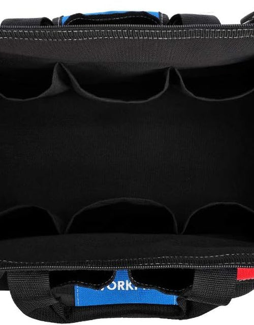 Load image into Gallery viewer, 14-Inch Tool Bag, Multi-Pocket Tool Organizer with Adjustable Shoulder Strap
