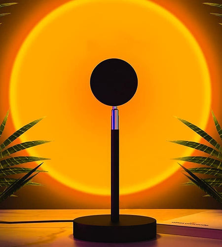 Sunset Lamp Projection, Sun Lamp, Sunlight Lamp Projector, Manual Control Light Projector, Golden Hour 4 Filter 6 Color Changing Night Light for Sunset Projection Lamp, Photography/Party/Home/Bedroom