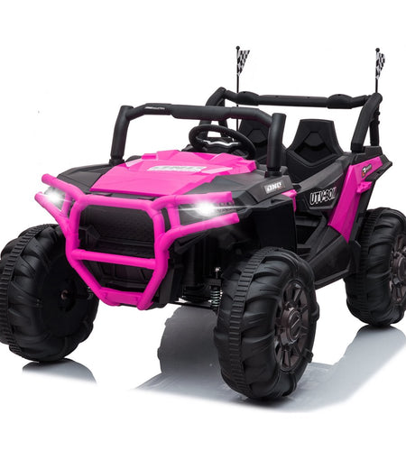 12V Electric Battery-Powered Ride on Toy SUV Buggy Car, Red