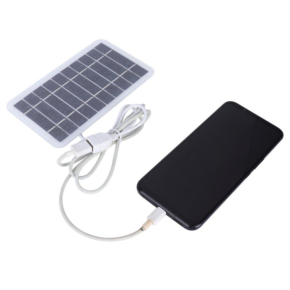 LAFGUR Solar Panel Charger,Solar Panel,2W 5V Polycrystalline Silicon Solar Panel Outdoor Solar Battery Charger Mobile Power Supply for Charging Mobile Phone