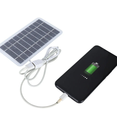 LAFGUR Solar Panel Charger,Solar Panel,2W 5V Polycrystalline Silicon Solar Panel Outdoor Solar Battery Charger Mobile Power Supply for Charging Mobile Phone