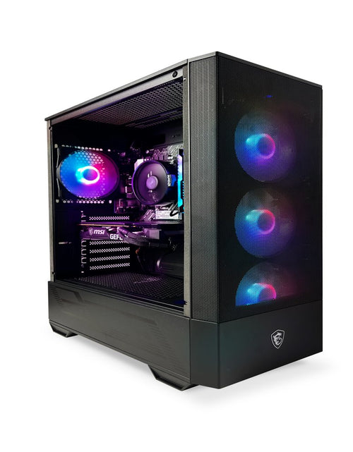 Load image into Gallery viewer, PC| AMD Ryzen 5 5500 3.6 Ghz| GTX 1650 D6 Ventus XS| 512Gb M2 Nvm3| Rgb Ram Memory 16G DDR4 3600| 650W 80PLUS Bronze PSU| Windows 11 Home
