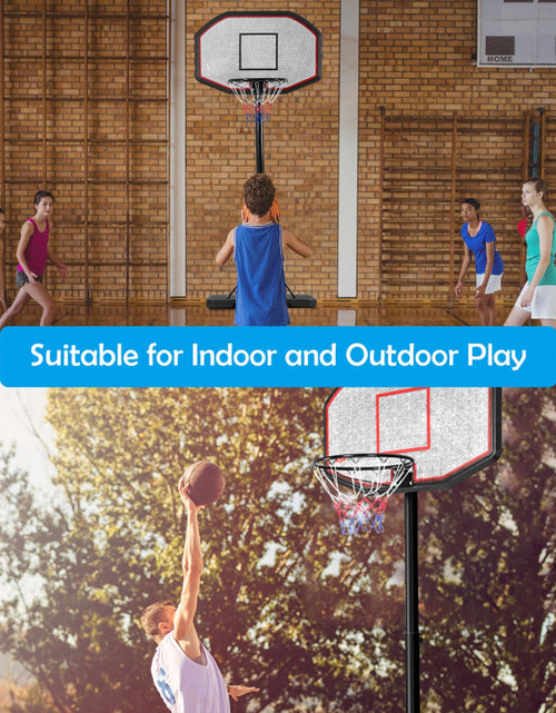 Load image into Gallery viewer, 43 Inch Indoor Outdoor Height Adjustable Basketball Hoop
