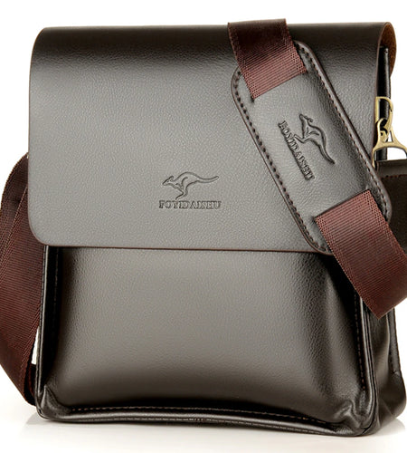 Kangaroo Luxury Brand Leather Men Bag Casual Business Messenger Bag for Vintage Men'S Crossbody Bag Male Shoulder Bags Bolsas