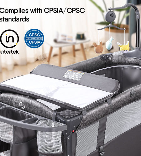 Unisex Infant Flat Bedside Sleeper Bassinet with Wheels and Floding Frame for 0-36 Mmonths Baby (Pink)