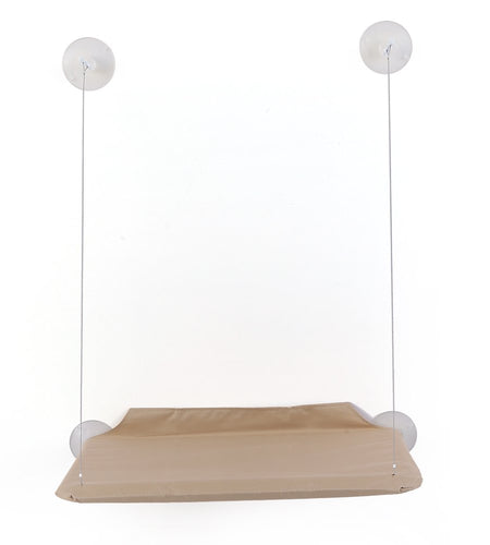 Cat Window Peh Hammock Window Mounted Cat Bed Cooling Breathable Canvas Suction Cups Sunbath Hammock Bed for Cats Dogs