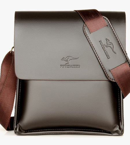 Kangaroo Luxury Brand Leather Men Bag Casual Business Messenger Bag for Vintage Men'S Crossbody Bag Male Shoulder Bags Bolsas