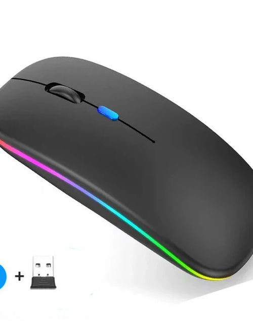 Load image into Gallery viewer, Wireless Mouse Bluetooth--Compatible RGB Rechargeable Mouses Wireless Computer Silent Mice LED Backlit Ergonomic Gaming Mouse
