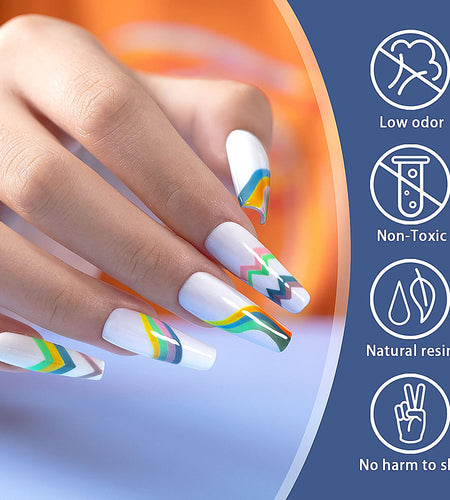 Temperature Color Changing Painted Line Art Gel Nail Polish Set,12 Colors Mood Changing Gel Polish Pink Orange Red Blue Green Purple for Fall Winter Nail Art DIY Design Curing Required 8Ml