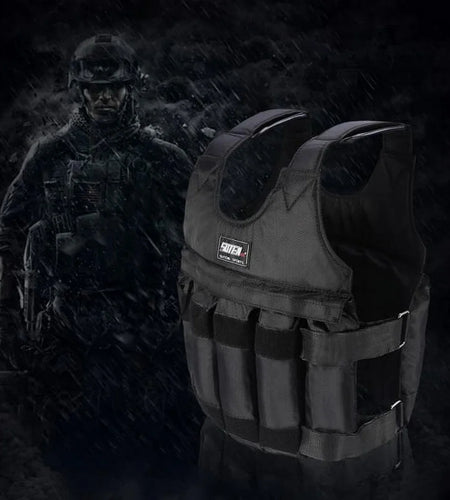 Weighted Vest for Men Workout - Adjustable Weight Vests 20Lbs/ 30Lbs/ 40Lbs/ 50Lbs/ 100Lbs Max Loading 110Lbs Workout Equipment