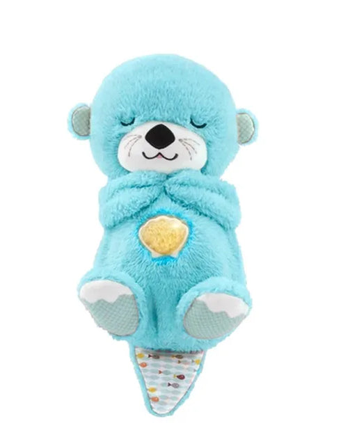 Load image into Gallery viewer, Breathing Otter Baby Sleep and Playmate Otter Musical Stuffed Plush Toy with Light Sound Newborn Sensory Comfortable Baby Gifts
