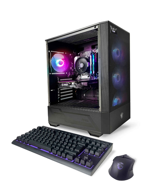 Load image into Gallery viewer, PC| AMD Ryzen 5 5500 3.6 Ghz| GTX 1650 D6 Ventus XS| 512Gb M2 Nvm3| Rgb Ram Memory 16G DDR4 3600| 650W 80PLUS Bronze PSU| Windows 11 Home
