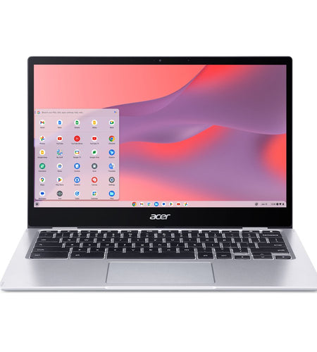 Spin 513 Chromebook, 13.3" FHD IPS Multi-Touch Corning Gorilla Glass Display, Qualcomm Snapdragon 7C Compute Platform, 4GB RAM, 64GB Emmc, CP513-1H-S60F