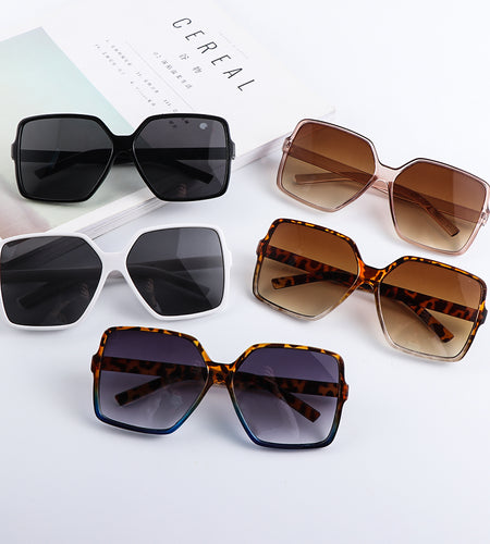 1 PC Car Motor Oversized Square Sunglasses for Women and Men UV Protection Eyeglasses Retro Big Frame Sun Glasses Fashion Shades