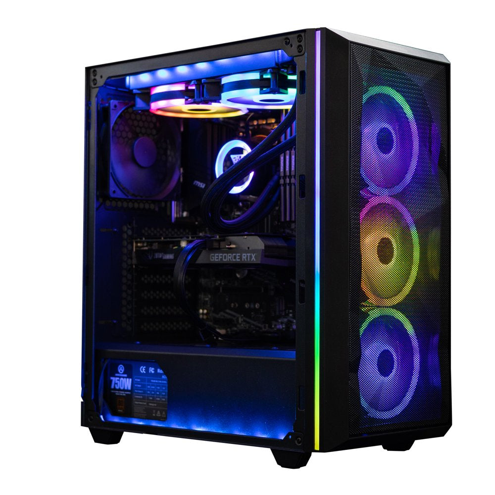 Omega 3 Core Gaming Desktop, Intel Core I5-12400, 8 Core 16 Threads, 16GB DDR4 Desktop, Windows 10, 1TB HDD