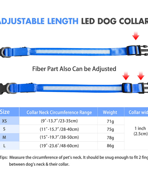 Load image into Gallery viewer, Dog Collar Luminous Pet Supplies Dog Collar Waterpoof Safety Collars Dropship
